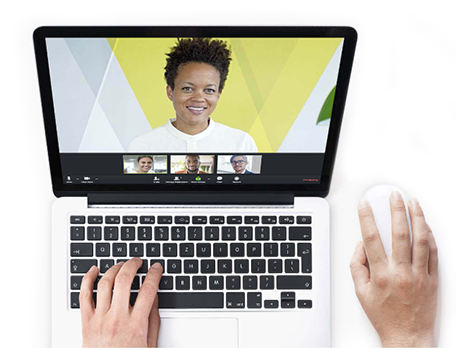 Online video meetings are a click away